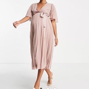 Never worn ASOS maternity wrap dress